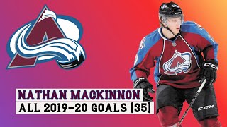 Nathan MacKinnon (#29) All 35 Goals of the 2019-20 NHL Season