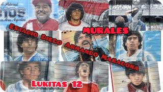 Murales Estadio Diego Armando Maradona Cancha de Argentinos Jrs / Lukitas 12
