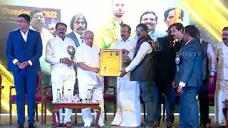 2022 - வளர்ந்து வரும் தொழிலதிபருக்கான விருது பால சண்முகம் JAYAM LAND PROMOTERS.