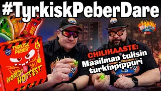 #TyrkiskPeberDare | Maailman tulisimmat turkinpippurit testissä (4K)