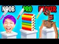 Can We Go NOOB vs PRO vs HACKER In SLICE IT ALL!? (SUPER SATISFYING APP GAME!!)