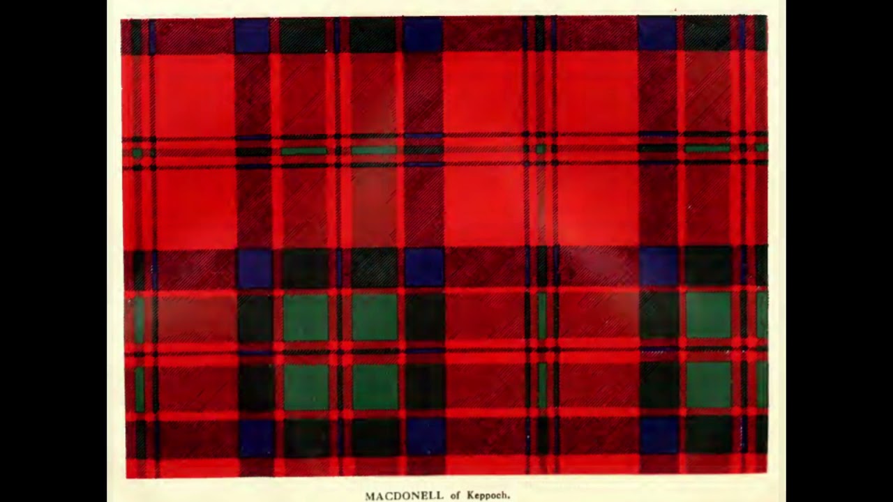 Tartans Of The Various Branches Of The Clan MacDonald - YouTube