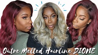 Outre Melted Hairline Dione HD Lace Front Synthetic Wig Review in 2 Colors