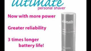 Ultimate Personal Shaver is Powered by 3 AAA Batteries