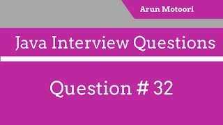 Java Interview Questions #32 - Can Constructors be overloaded?