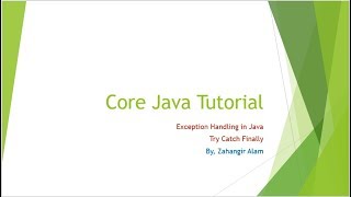 36. Core Java -Exception handling with try-catch-finally in java with live coding (Bangla tutorial)