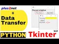 Passing data between child and parent window in Tkinter Toplevel