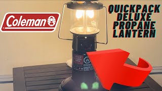 Coleman QuickPack Deluxe Propane Lantern Review