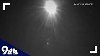 Fireball meteor seen in the UK