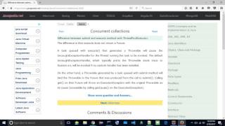 Difference between submit and execute method with ThreadPoolExecutor. | javapedia.net