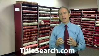 How do you run a title search using public records? | AFX