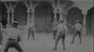 1915 Welsh Guards Bayonet Fencing- White City - London