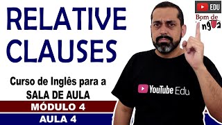 RELATIVE CLAUSES com exercícios (Inglês para sala de aula)