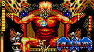 【SMS】Ghouls 'n Ghosts OP～ED 海外版マスターシステム 大魔界村