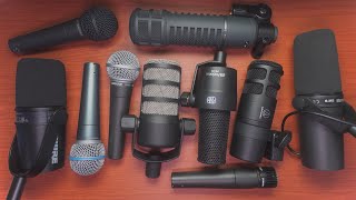 10 Dynamic Mic Comparison / Blind Test (Korean)