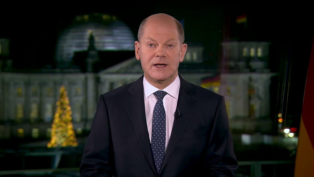 Neujahrsansprache Von Bundeskanzler Olaf Scholz - YouTube