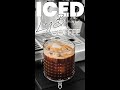 Iced Long Black Coffee with Sage Barista Express #shorts