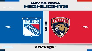NHL Game 3 Highlights | Rangers vs. Panthers - May 26, 2024