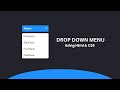 CSS Dropdown Menu On Hover | Dropdown Menu