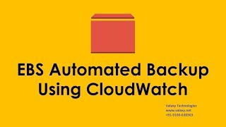 AWS EBS snapshots using lambda - Demo