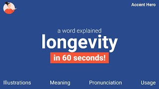 LONGEVITY - Meaning and Pronunciation