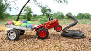 Jcb Snake Eggs🥚 Loading Mahindra 275Di Tractor | Indo Farm Tractor | Cs Toy
