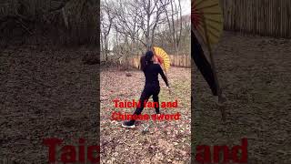 Taiji fan and sword #taijiquan #taichi