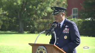 Brown Speaks at Relinquishment Ceremony