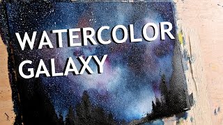 ★ Watercolor Galaxy Process ✫