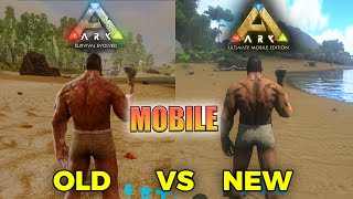 ARK Mobile Old vs New Comparison (Gameplay \u0026 Graphics) | Ark Survival Evolved vs Ark Ultimate Mobile