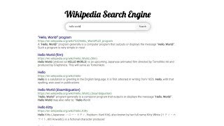 React.js Tutorial - Wikipedia Search API - Wikipedia Search Engine - Freecodecamp Coding Challenge