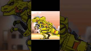 Dino Robot Tyranno Red in Yellow Form