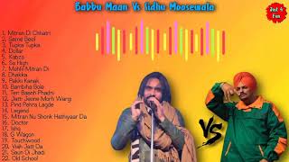 Babbu Maan v/s sidhu moosewala remix songs battle