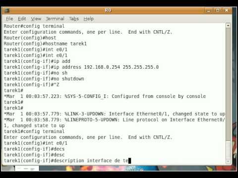 Configure Cisco Router Hostname And Ip Address - YouTube