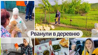 РВАНУЛИ В ДЕРЕВНЮ /ЗАЧЕМ И ПОЧЕМУ??? ДЕРЕВЕНСКИЙ УЖИН🧑‍🍳