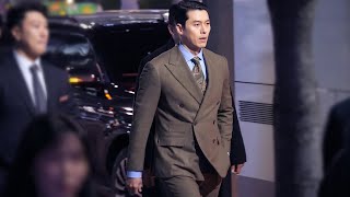 HyunBin 's walking looks like a cool pictorial: film 'HARBIN' Stage Greetings: 241226