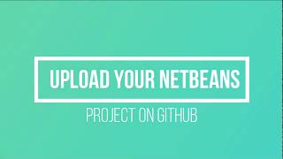 Upload Your NetBeans Project on GitHub