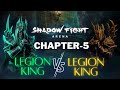 BOSS KOTL Vs King of the legion ☠️ || Last Chapter-Long live the Dead King 🔥|| Shadow Fight 4 Arena