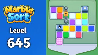 Marble sort Level 645 solution