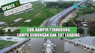 UPDATE❗JEMBATAN PANDANSIMO HAMPIR TERHUBUNG, LAMPU BANYAK TERPASANG DAN AKAN DICAT MERAH BATA