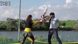 Luka and Joe training (Gokaiger)