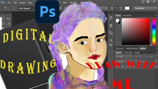 Digital Art | Digital tutorial|Draw with me