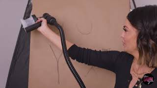 Spraying A Paper Model Spray Tan Certification Course Demo