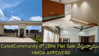 GatedCommunity లో 2Bhk FlatsForSale in Hyderabad - Hmda \u0026Rera Appoverd