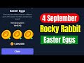 Rocky Rabbit Easter Eggs 4 September | Rocky Rabbit Daily Combo Today