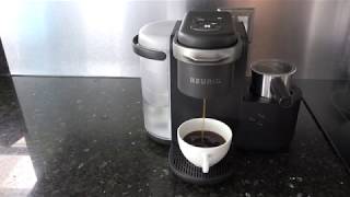 Keurig K Cafe Coffee \u0026 Latte Maker Unboxing and Brewing