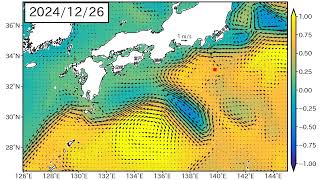 2025年1月28日までの黒潮「長期」予測