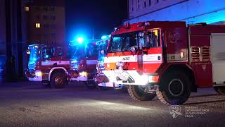 POŽÁR HŘENSKO - 2. hasební odřad vyrazil na místo setkání! HZS Olomouckého kraje