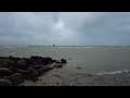 【4k60】walking on beautiful schwedeneck beach in a huge storm schleswig holstein 🇩🇪