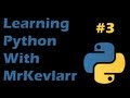 Python Tutorials - More Math and Input from the User